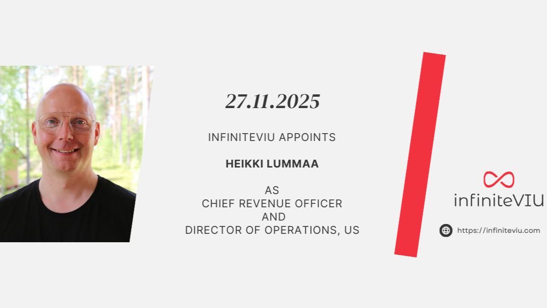 infiniteVIU ernennt Heikki Lummaa zum Chief Revenue Officer und Director of Operations, USA