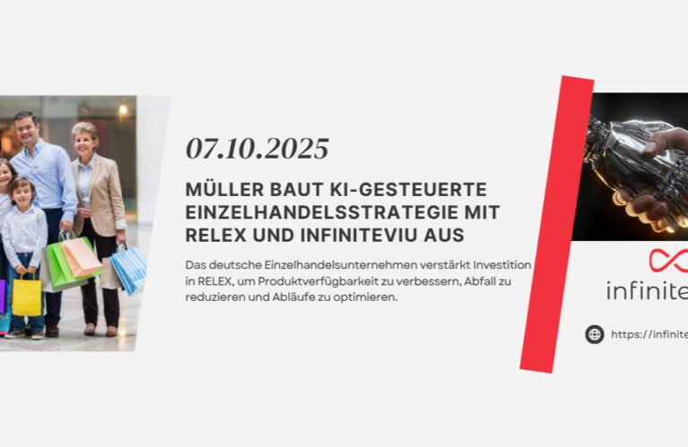 Müller baut KI-gesteuerte Einzelhandelsstrategie mit RELEX und infiniteVIU aus